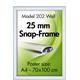 9413144 326134 Plakatramme Snap 25 mm,alu 70 x 100 cm 